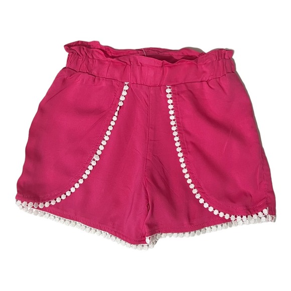 360 Kids Garanimals Girls Size 6 Shorts boho embroidered Set 2 Pcs pink pattern - Picture 4 of 7